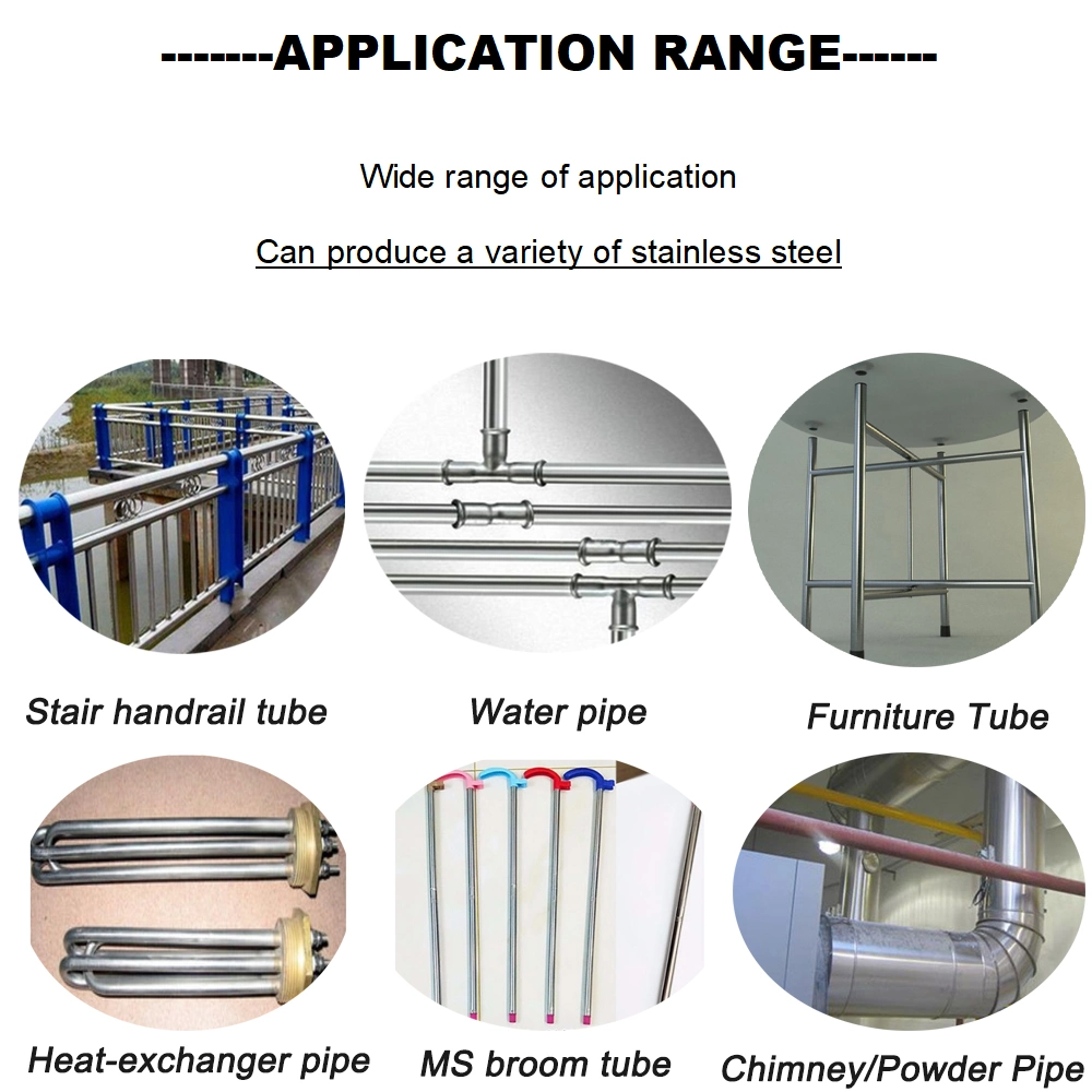 Steel Tube Making Machine Ss Pipe Making Machine Pipe Production Line