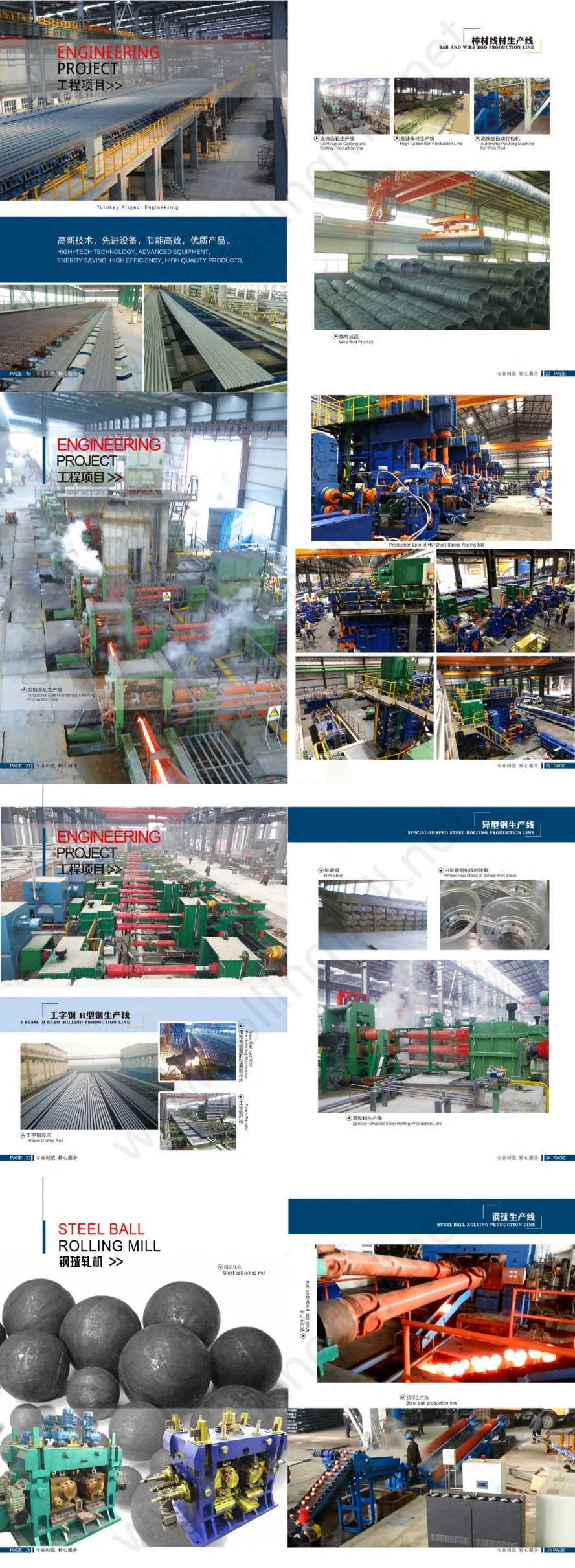 Hot Rolling Mill for Producing Angle Steel of Good Performance, Steel Rolling Plant