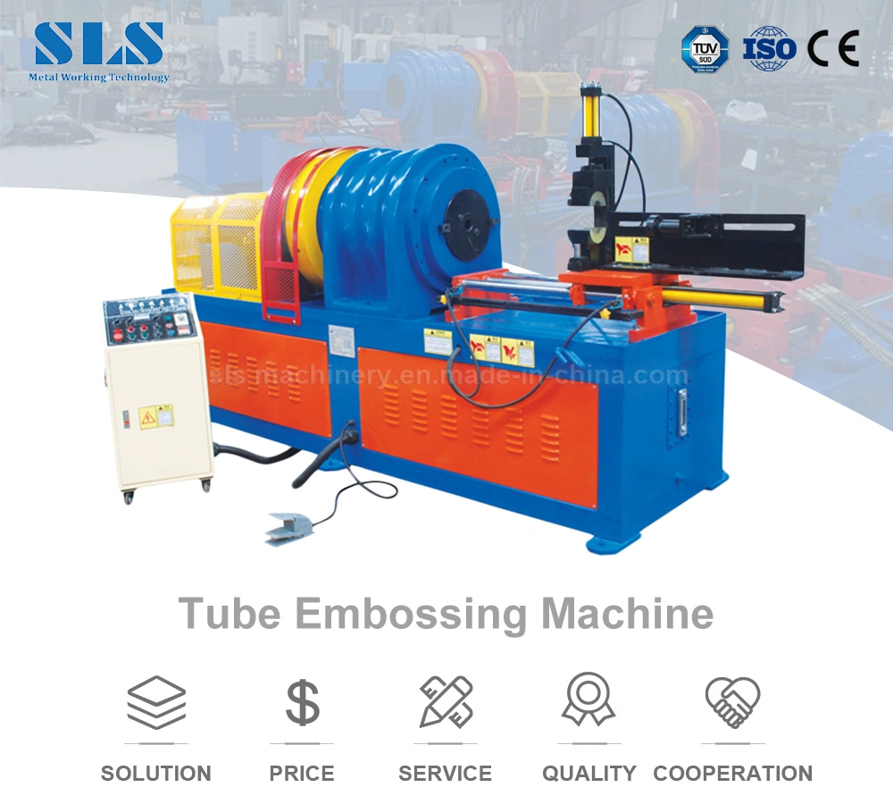 China Suppliers Export Flower Tube Swaging and Pipe Embossing Former Machine