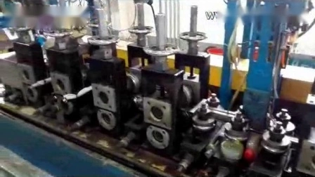 Línea de producción de tubos de soldadura Máquinas de molienda de tubos con intercambiador de calor Máquina para fabricar tubos en espiral de acero inoxidable