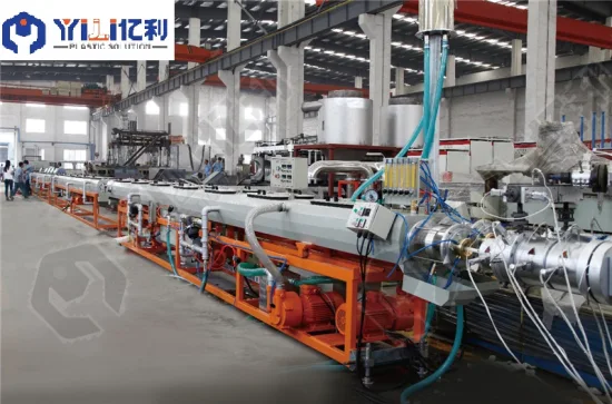 HDPE PE PP PPR Máquina para fabricar tubos Suministro de agua de riego de plástico Línea de producción de tubos de energía