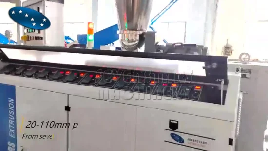 Máquina para fabricar tubos de PVC Línea de extrusión de plástico Línea de producción de tubos de UPVC Alta automática para línea de extrusión de tubos de PVC